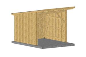 Weidestal 3,5 x 3,5 m - Omheiningen & poorten