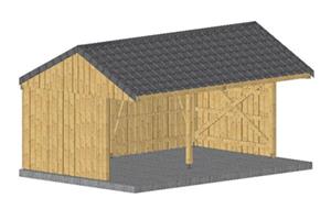 Weidestal 7,0 x 3,5 m zadeldak